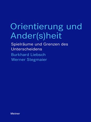 cover image of Orientierung und Ander(s)heit